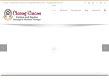 Tablet Screenshot of chasingdreamsat.com